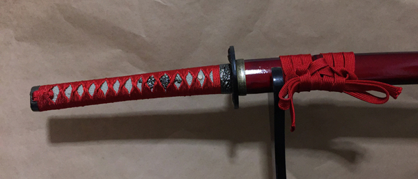 竹光模造刀（アルミも可）朱赤鞘・半太刀の販売・通販