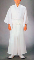 神官用袴　束印（夏用）　白 装束 販売 神社の 